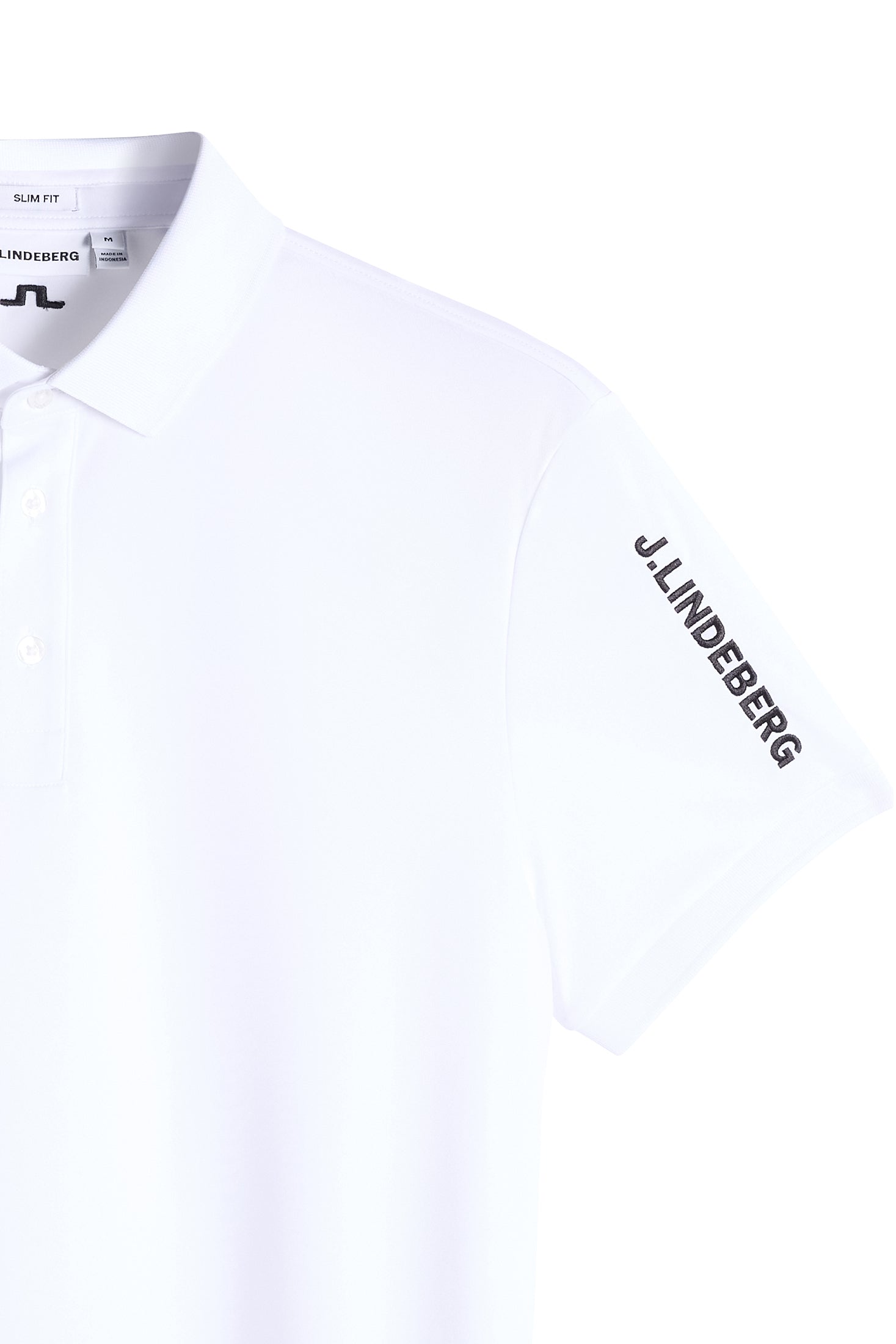 Tour Tech Slim Fit Polo / White – J.LINDEBERG US