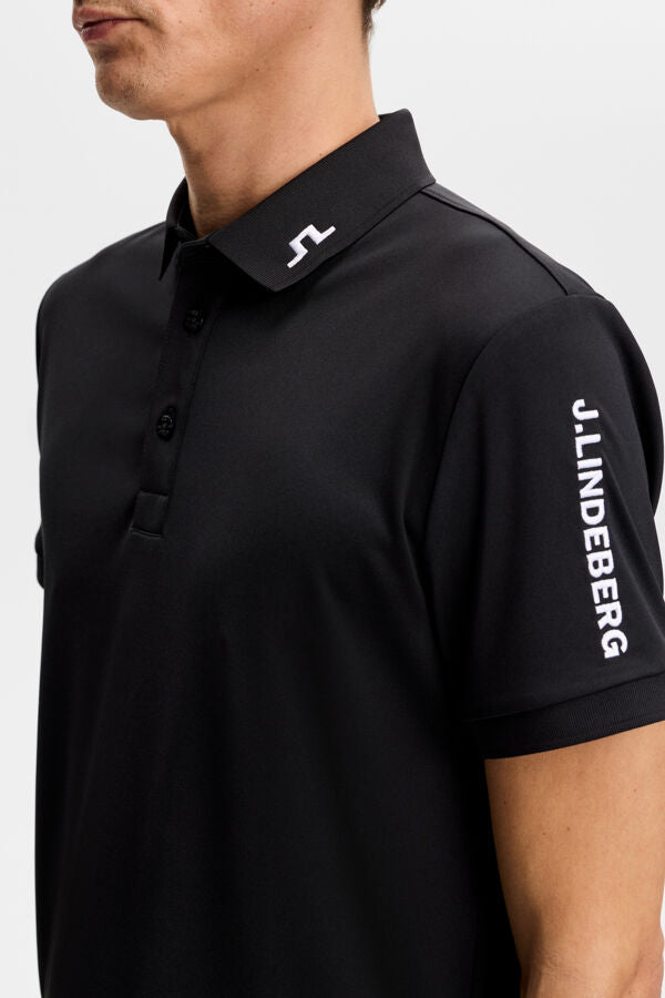Tour Tech Slim Fit Polo / Black | J.Lindeberg Official