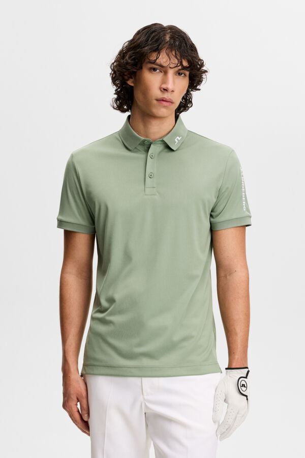 Tour Tech Slim Fit Polo / Hedge Green – J.LINDEBERG US