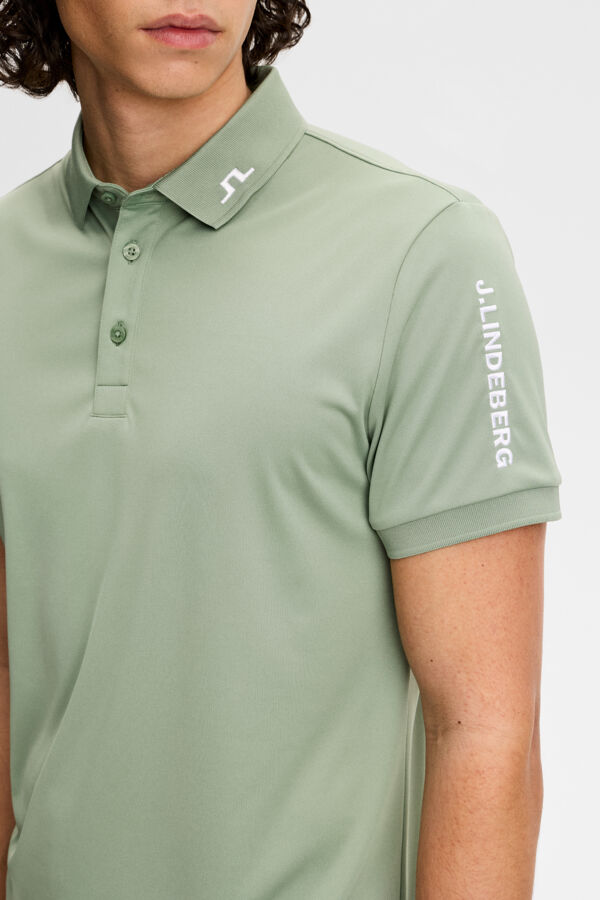 Tour Tech Slim Fit Polo / Hedge Green – J.LINDEBERG US