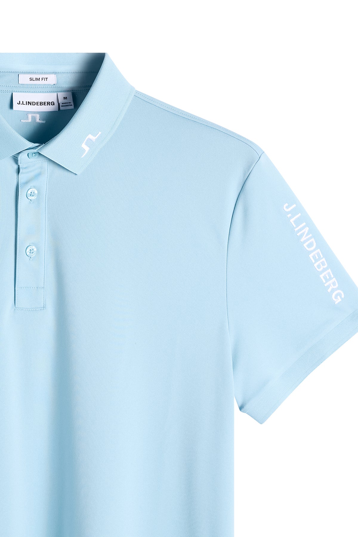 Tour Tech Slim Fit Polo in Forget-Me-Not by J.Lindeberg