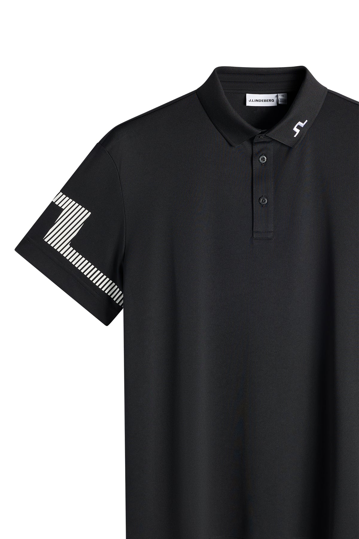 Heath Polo in Black by J.Lindeberg