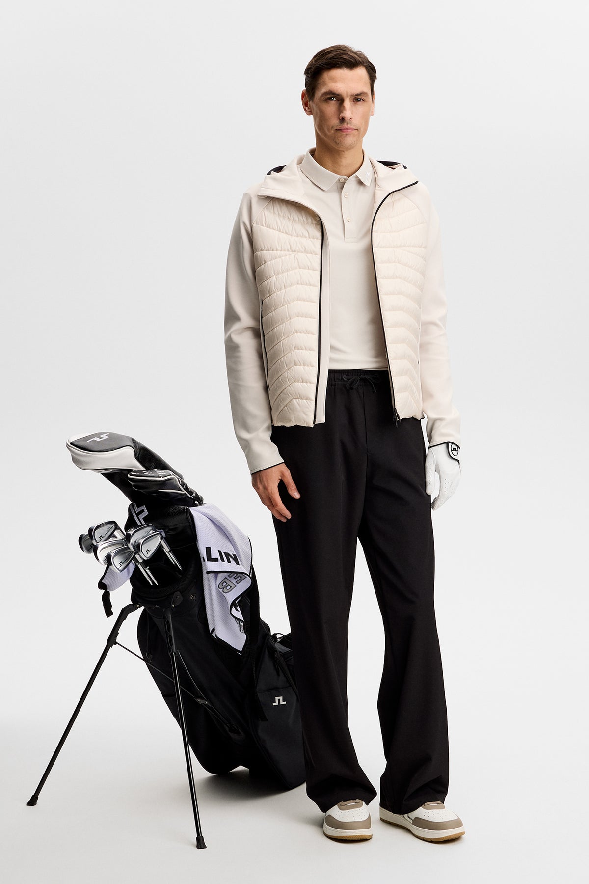 Heath Polo in Moonbeam by J.Lindeberg