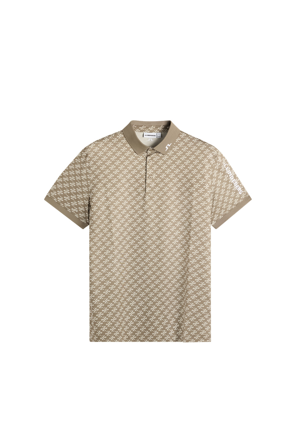 Tour Tech Print Polo / Cardi Jacquard S Brindle