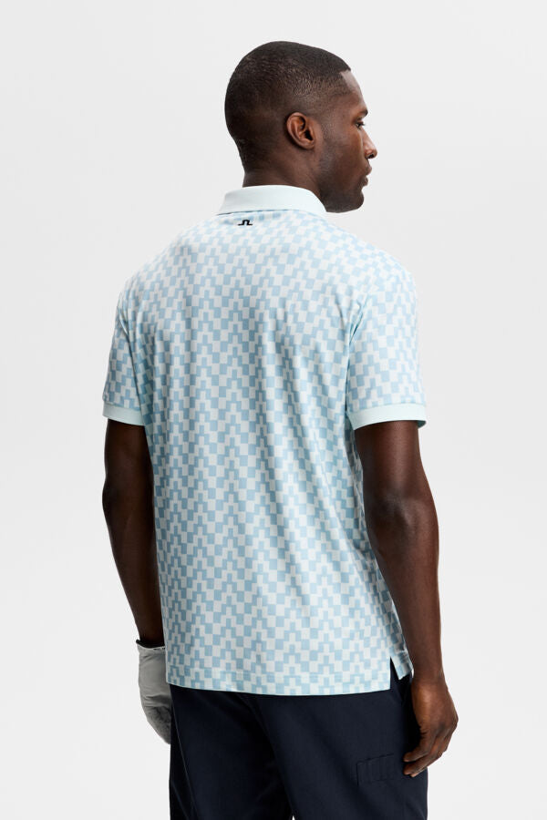 Tour Tech Print Polo / Bridge Stack Skylight M