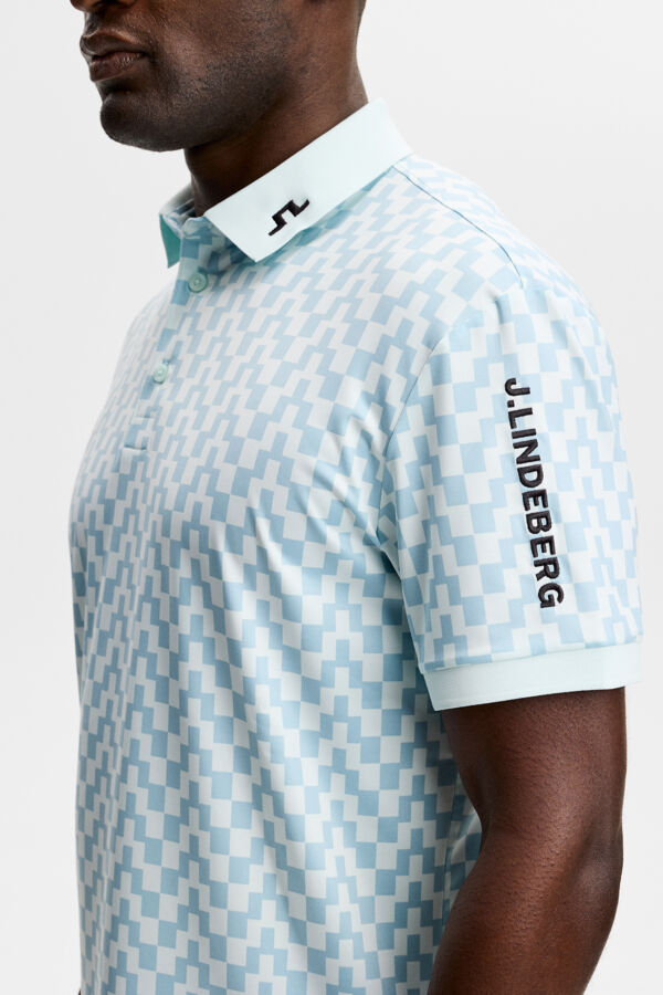Tour Tech Print Polo / Bridge Stack Skylight M