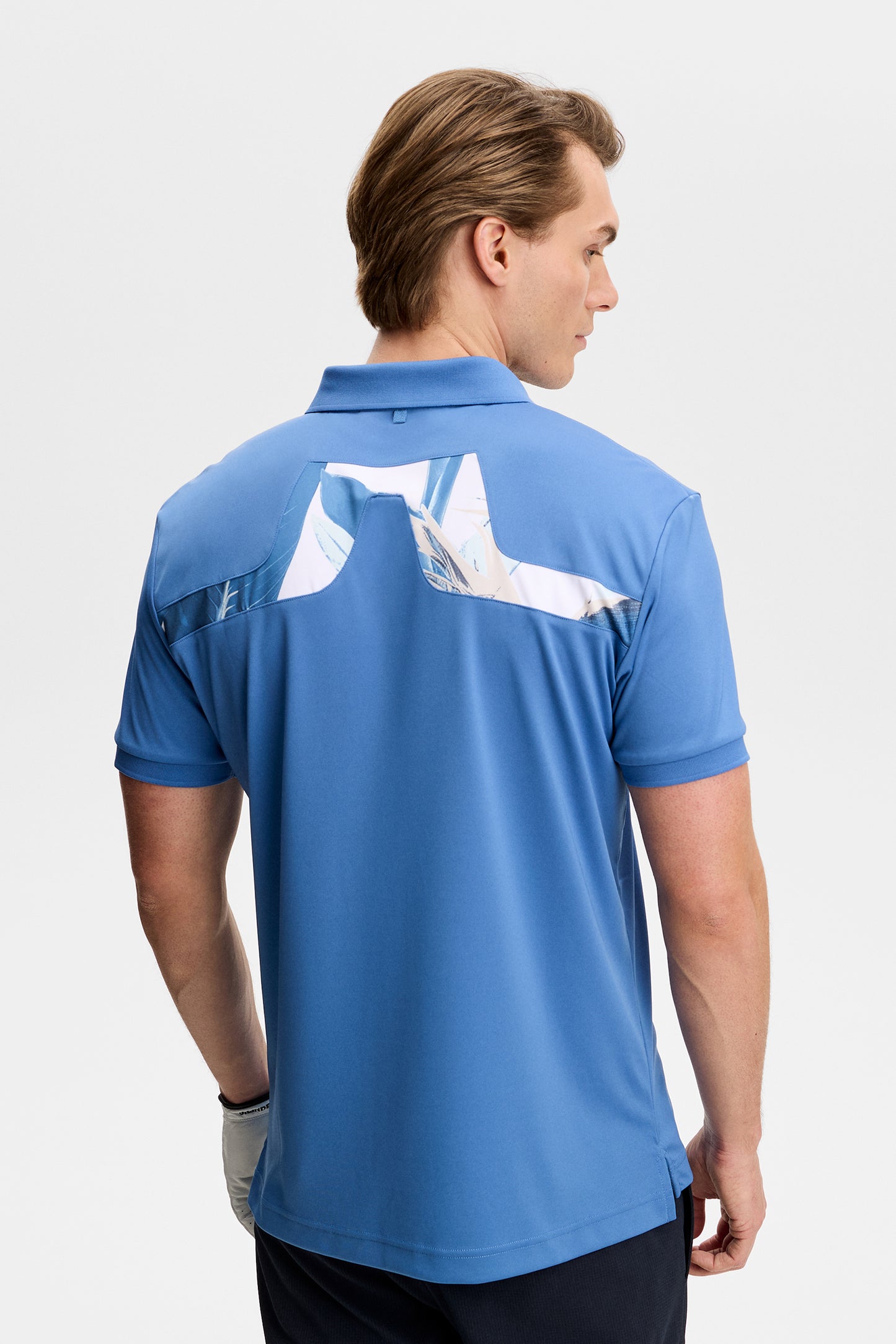 KV Print Polo in Federal Blue by J.Lindeberg