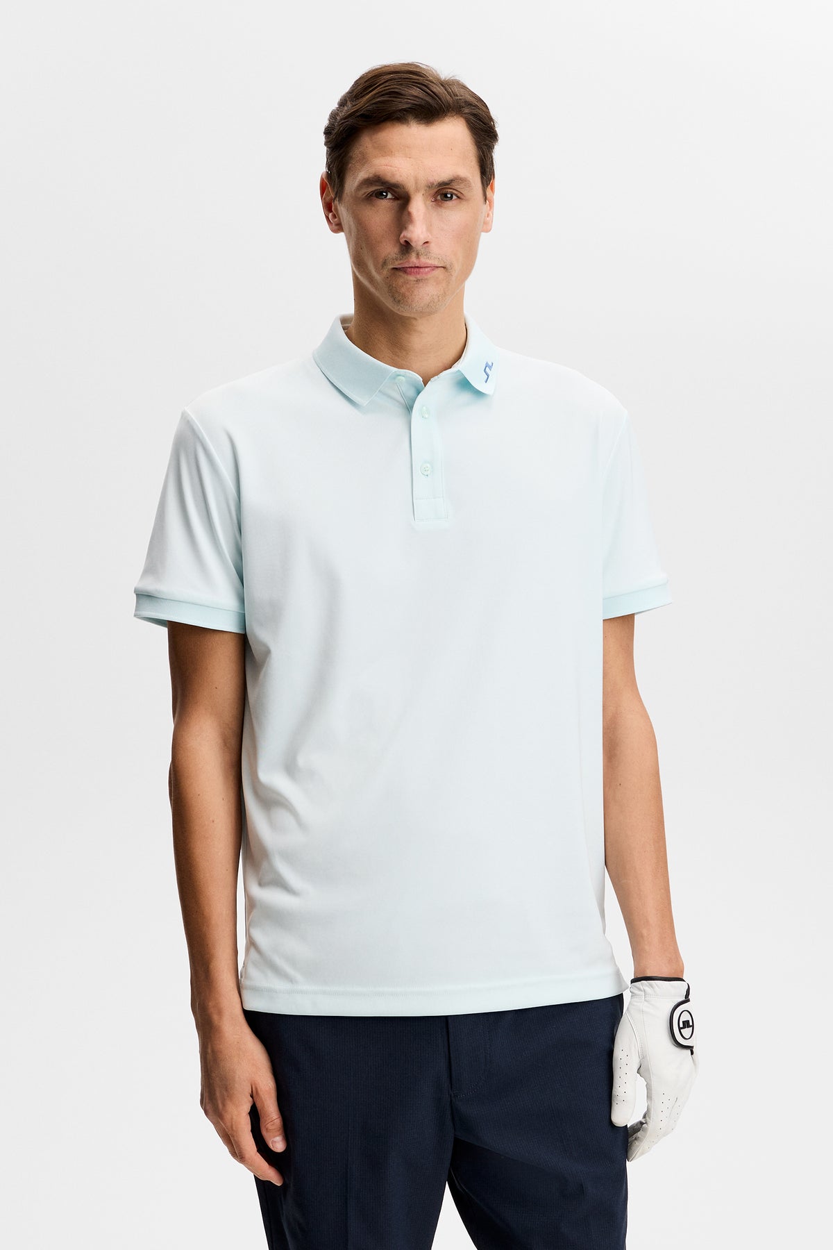 KV Print Polo in Paradise Skylight M by J.Lindeberg