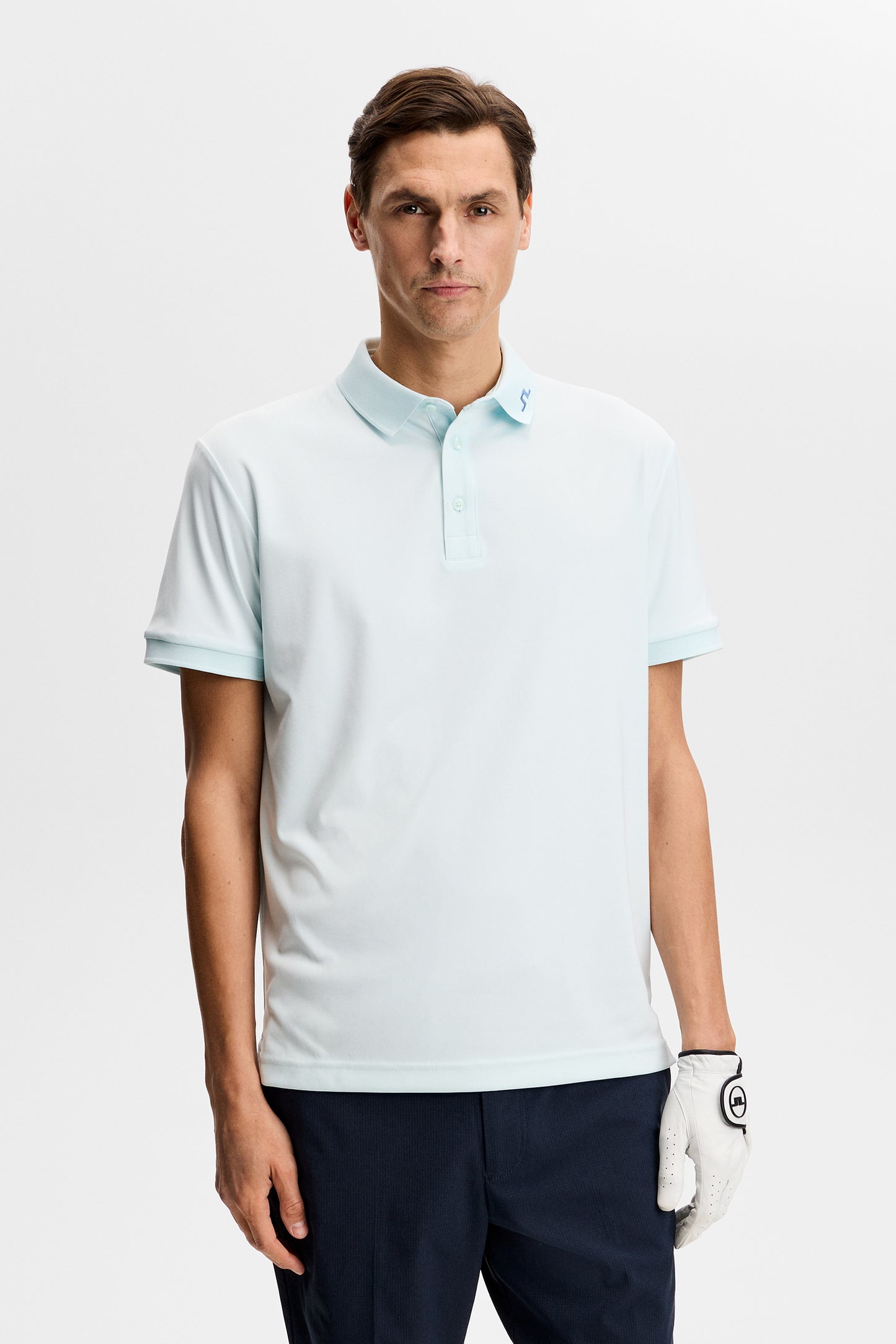 KV Print Polo in Paradise Skylight M by J.Lindeberg