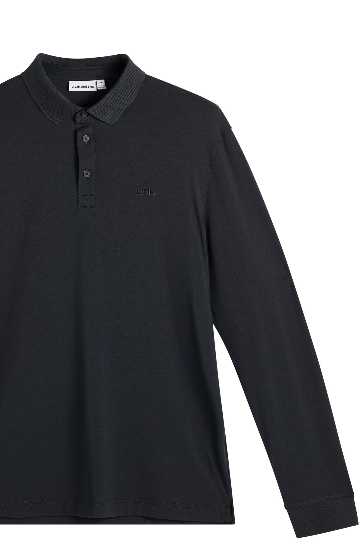 Florian LS Polo in Black by J.Lindeberg