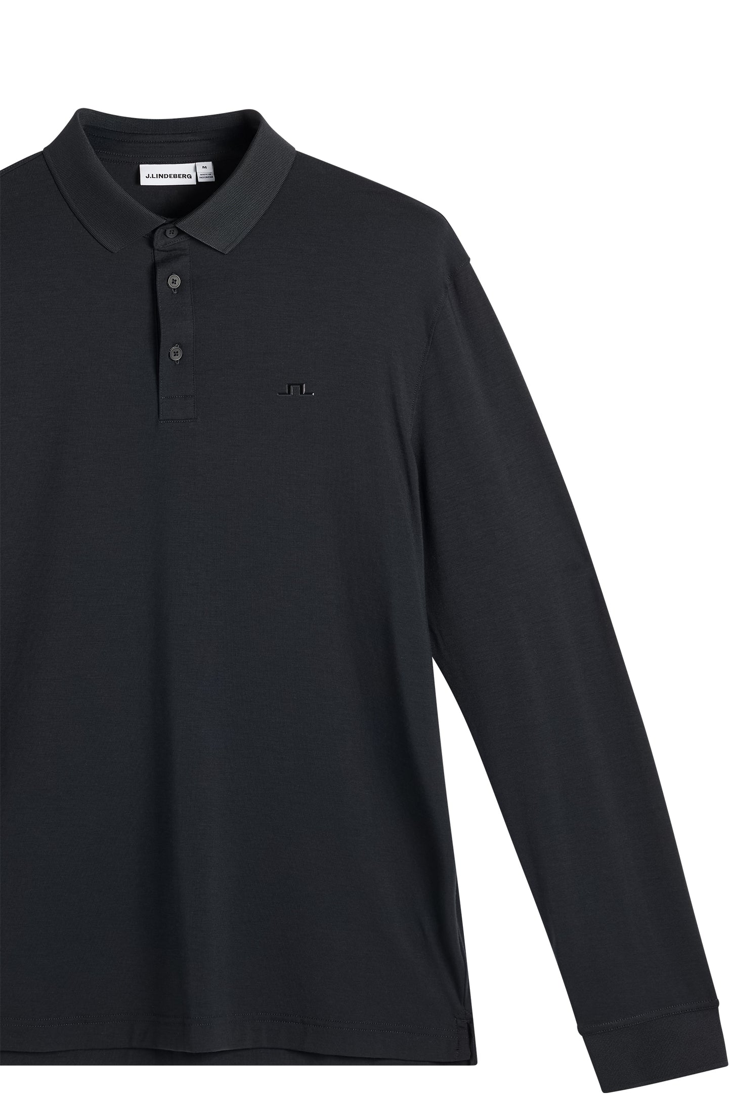 Florian LS Polo in Black by J.Lindeberg