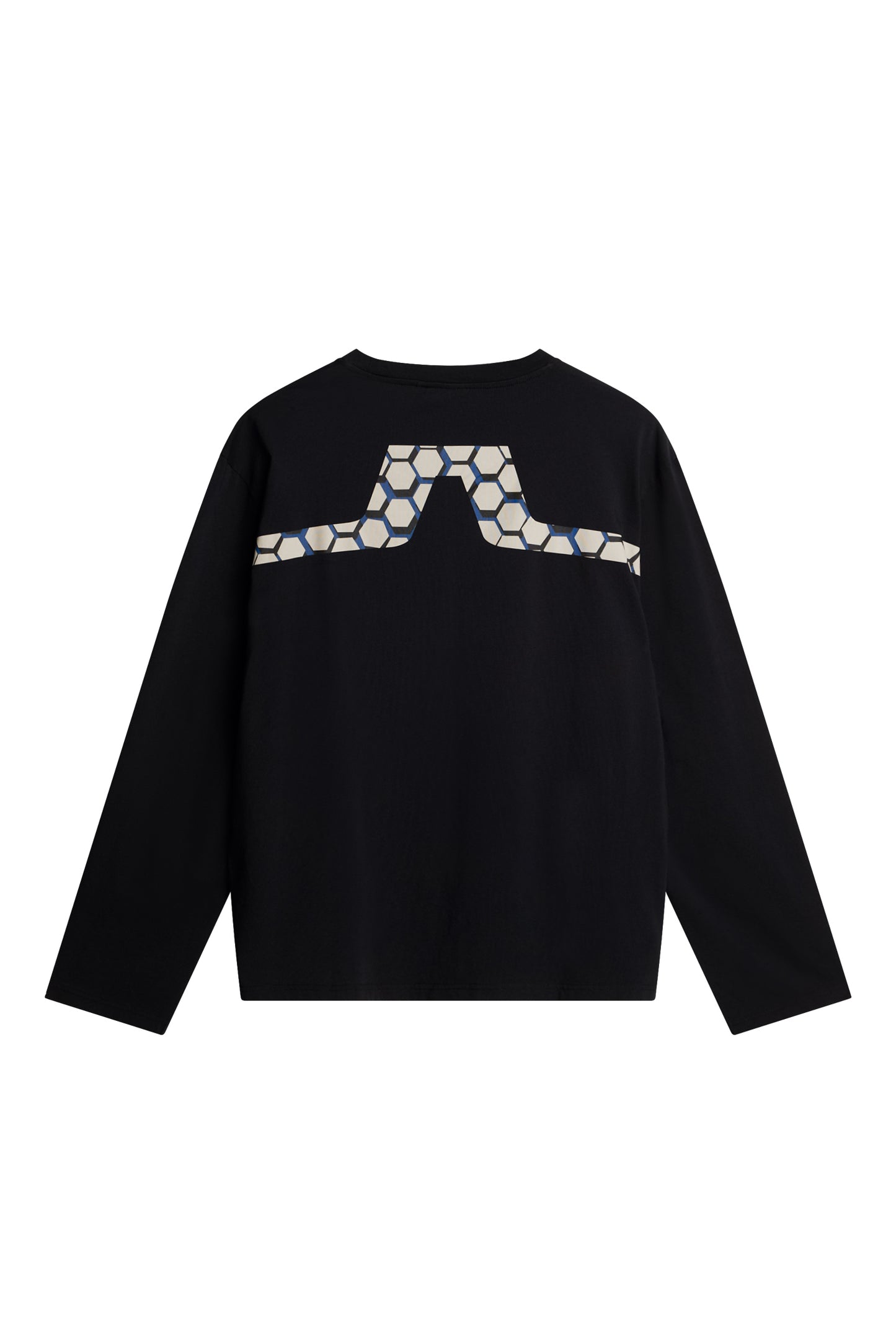 Cale Logo Longsleeve T-shirt in Black by J.Lindeberg