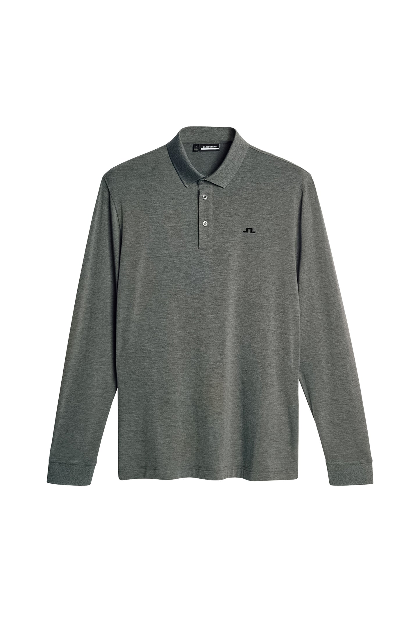 Florian LS Polo in Dark Grey Melange by J.Lindeberg