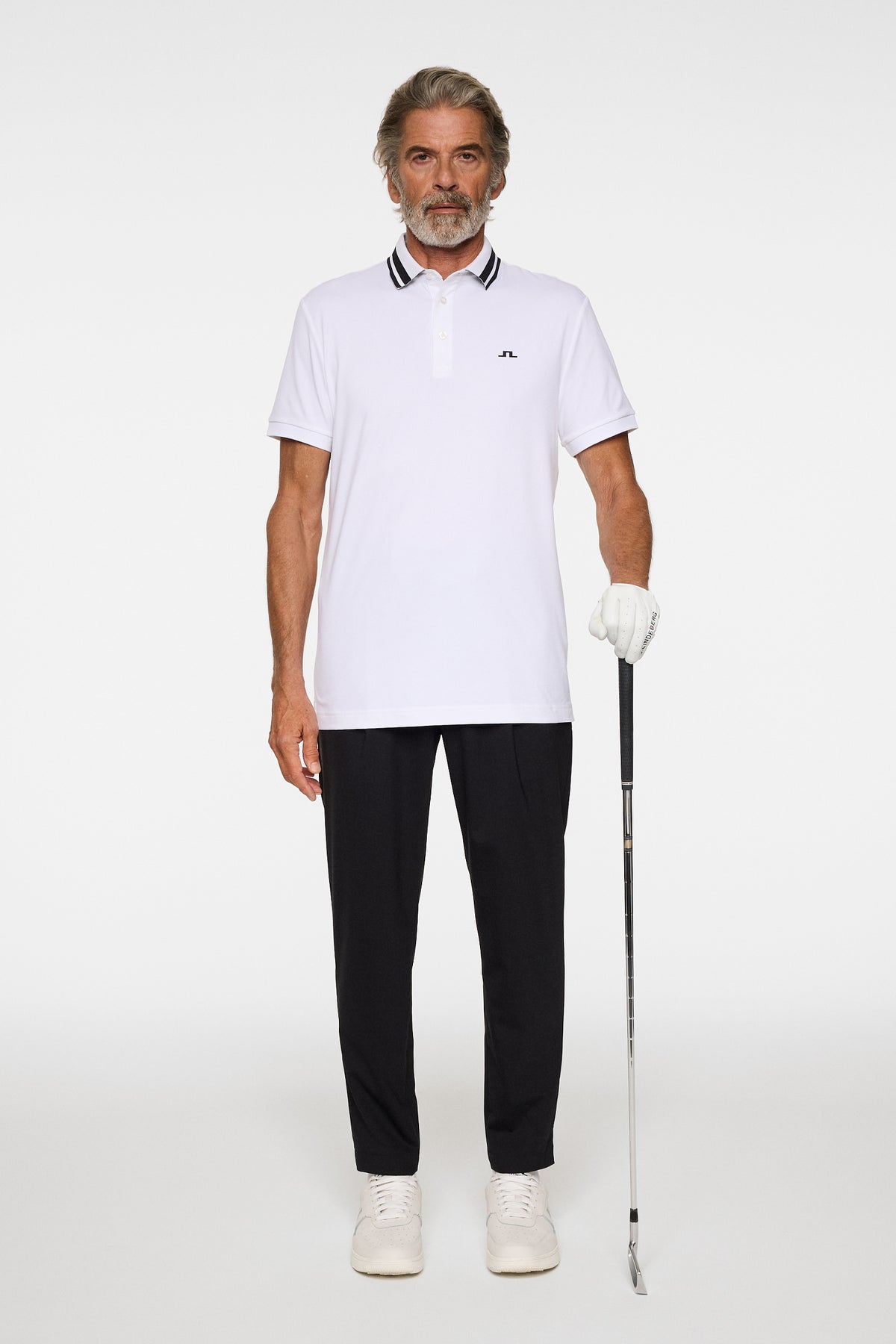 Kit Polo in White by J.Lindeberg