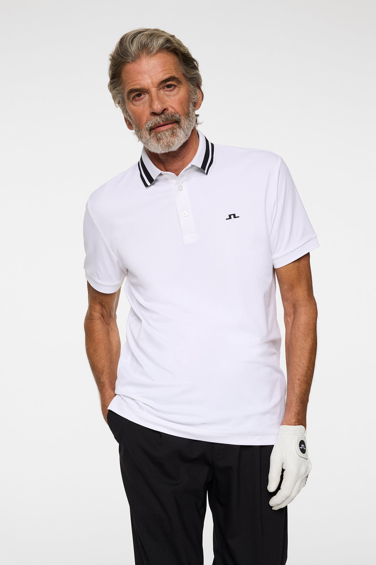 Kit Polo in White by J.Lindeberg