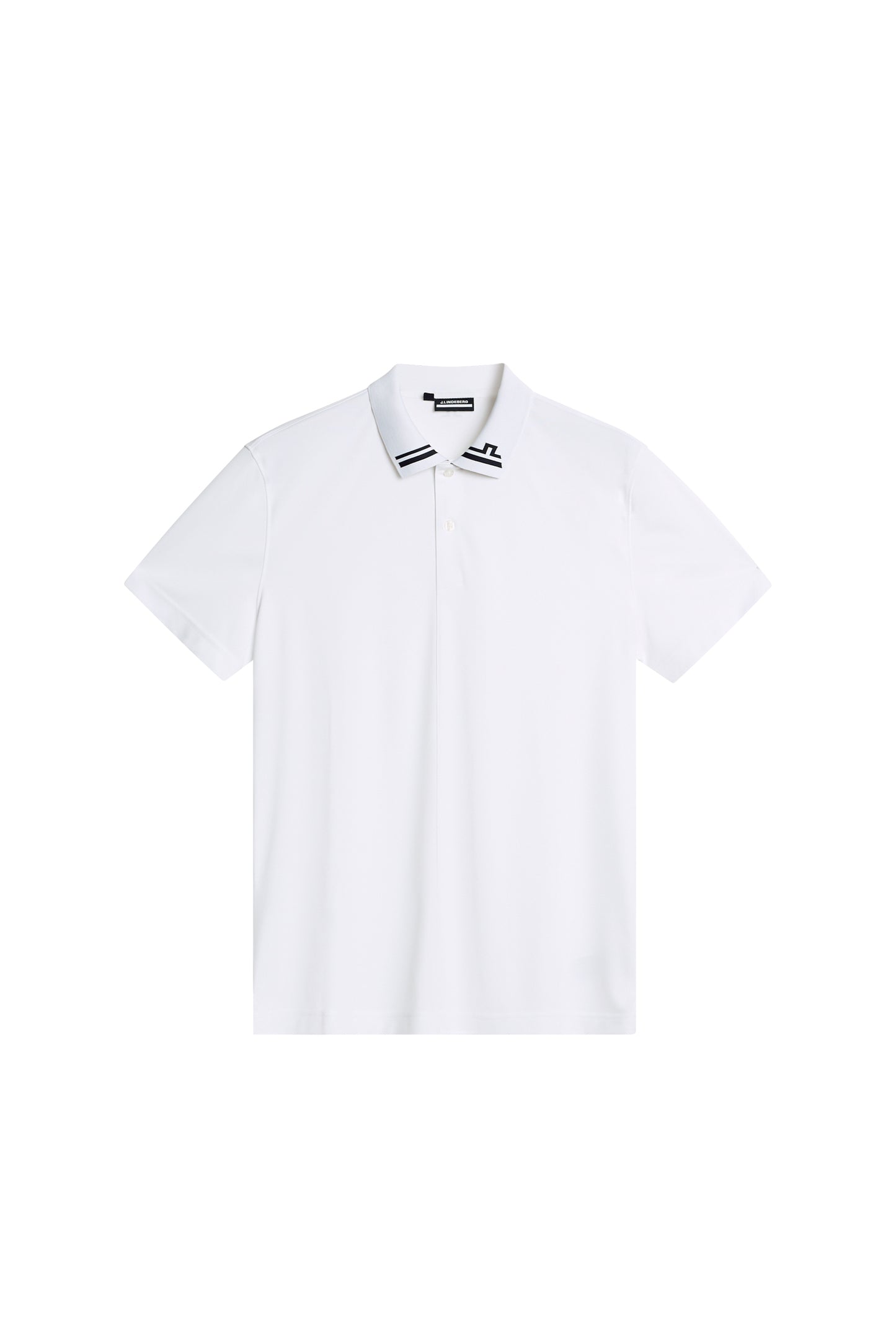 Players Polo in White by J.Lindeberg
