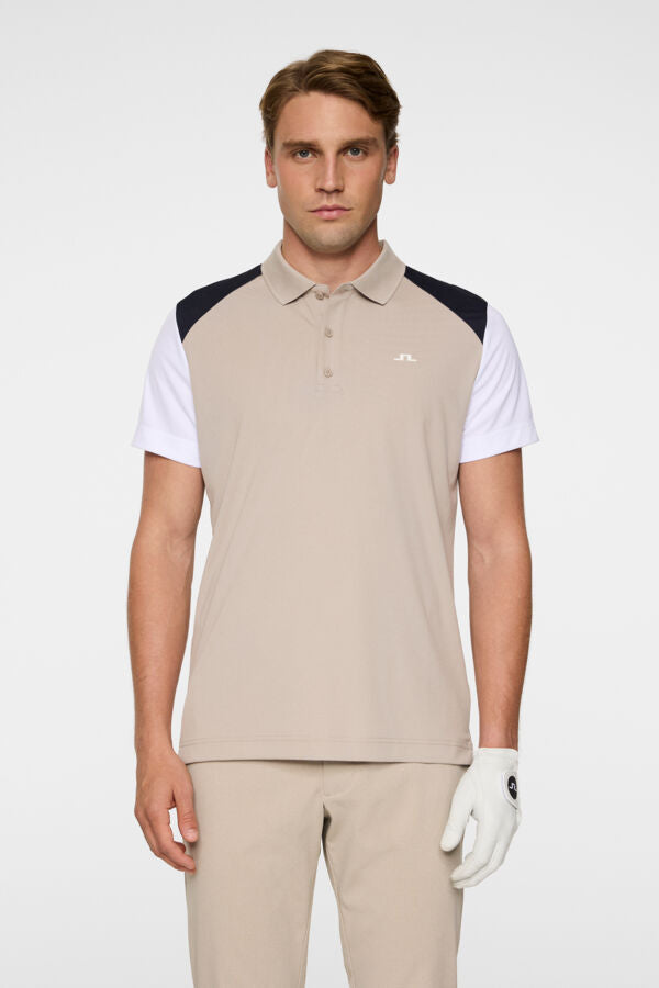 Block Polo / Oyster Brown