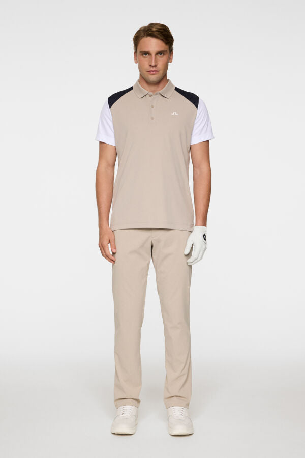 Block Polo / Oyster Brown