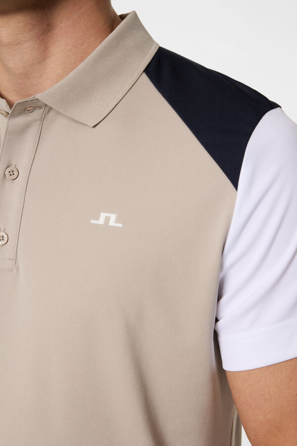 Block Polo / Oyster Brown