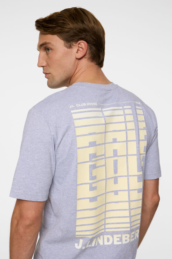 Graphic T-Shirt / Medium Grey Melange