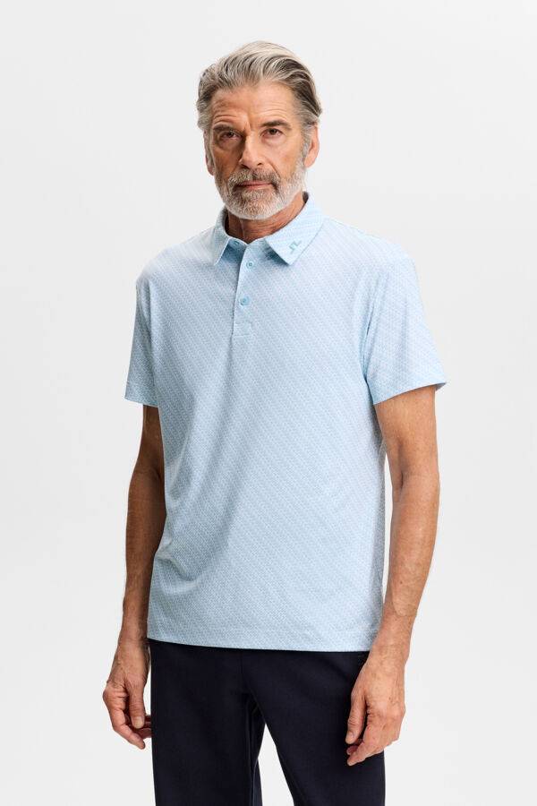 Tod Print Polo / Flight Bridge Forget White S