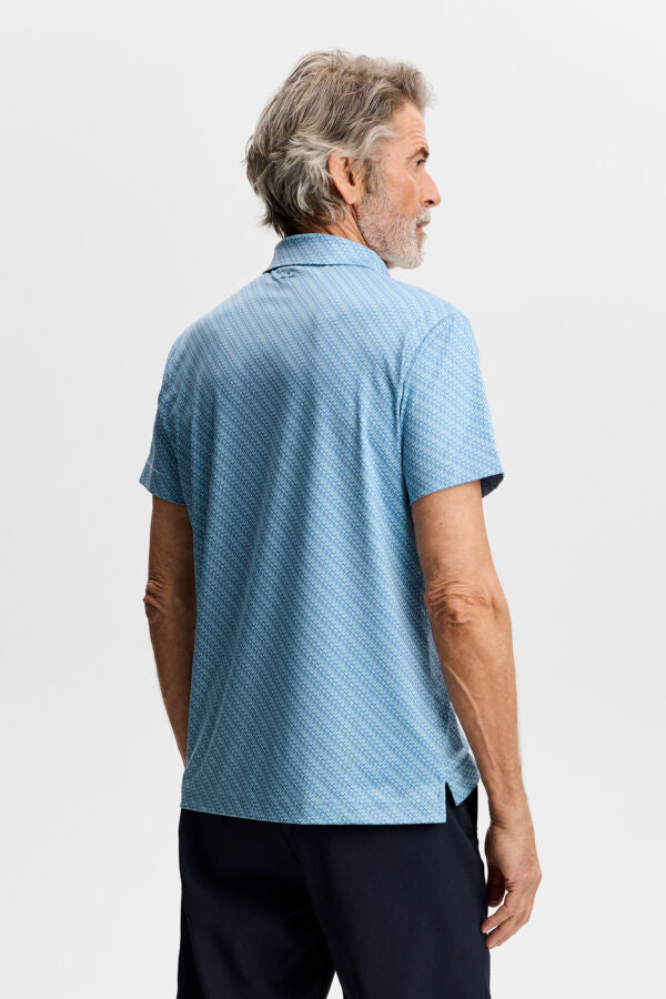 Tod Print Polo / Flight Bridge Federal Forget S | J.LINDEBERG US