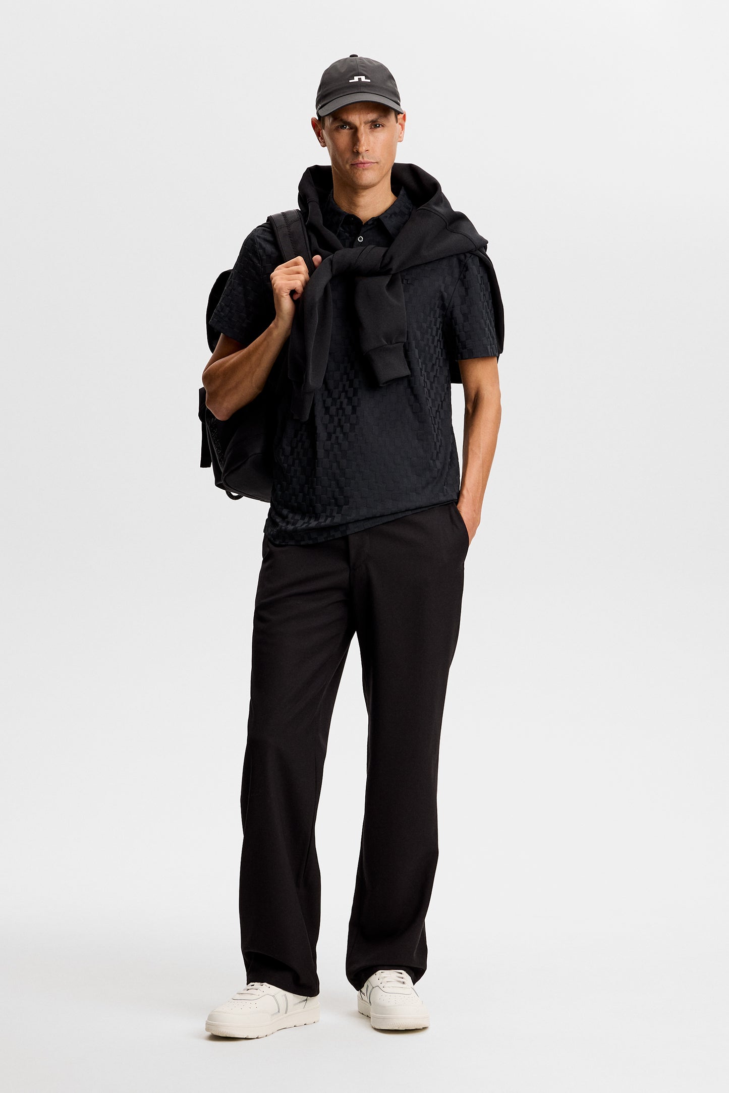 Kofe Polo in Black by J.Lindeberg