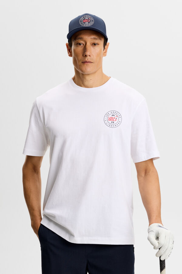Scottie T-shirt / White | J.Lindeberg Official