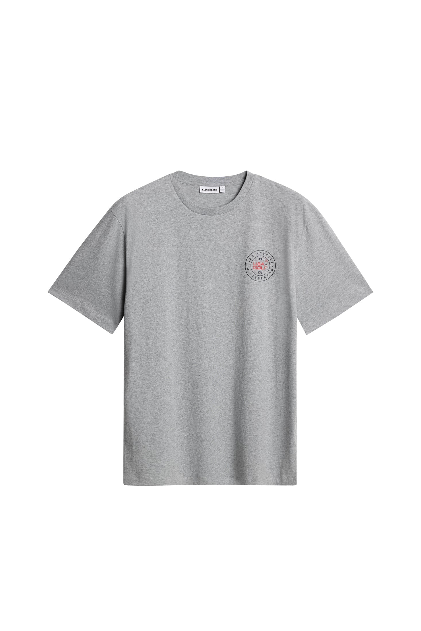 Scottie T-shirt / Medium Grey Melange – J.LINDEBERG US