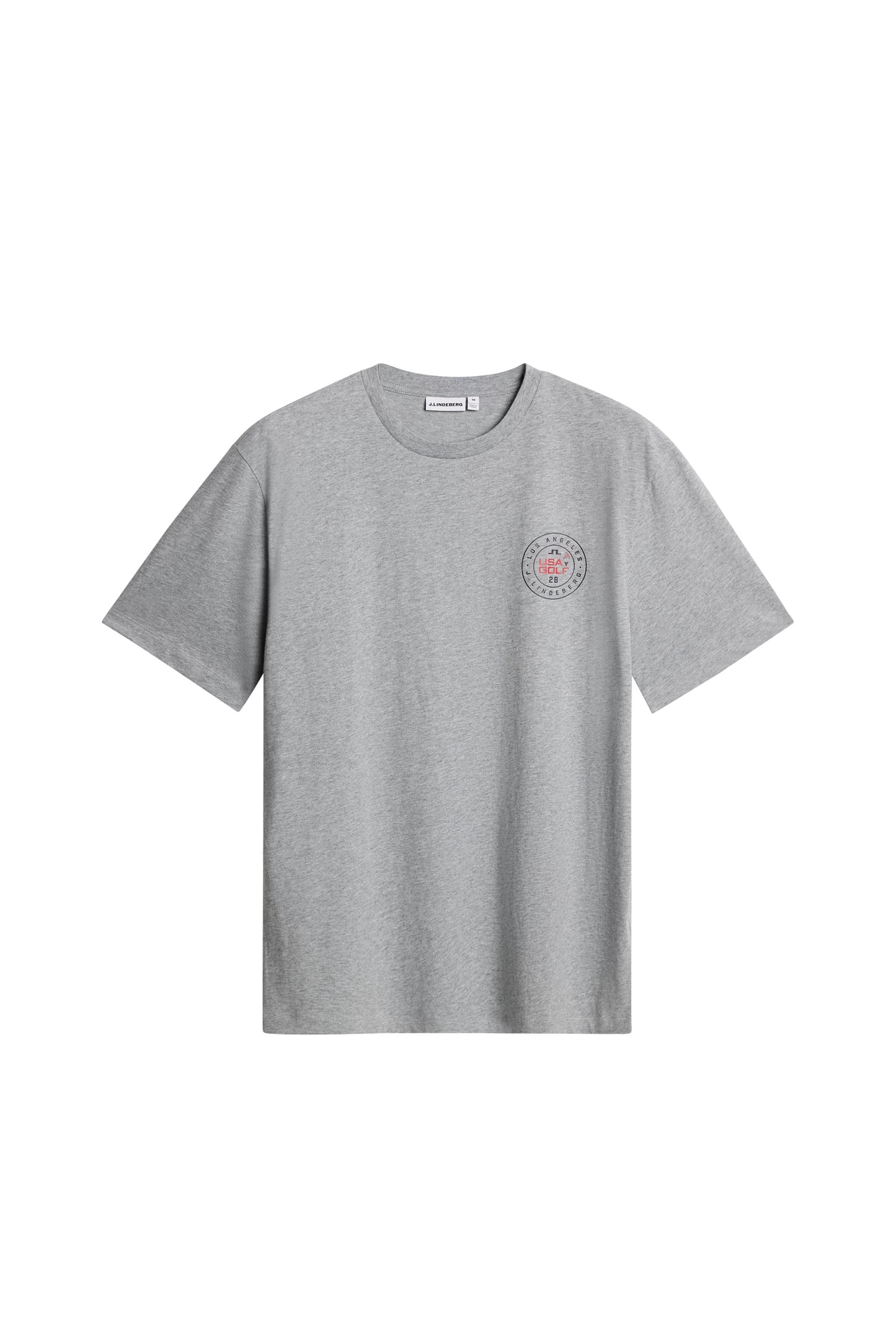 Scottie T-shirt in Medium Grey Melange by J.Lindeberg