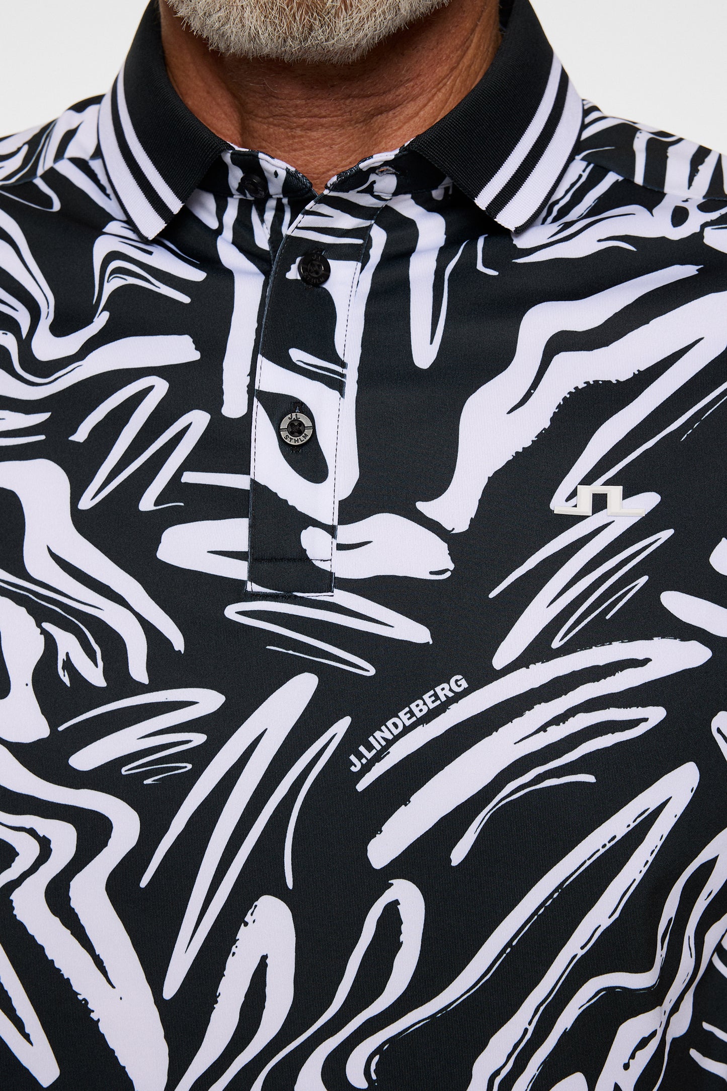 George Polo in Scribble JL white by J.Lindeberg