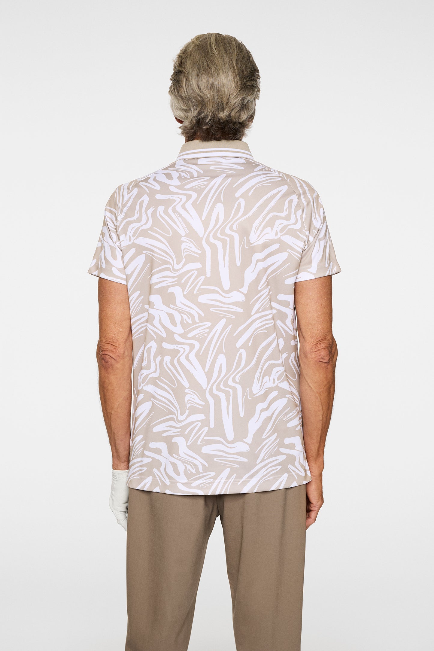 George Print Polo in Scribble String by J.Lindeberg