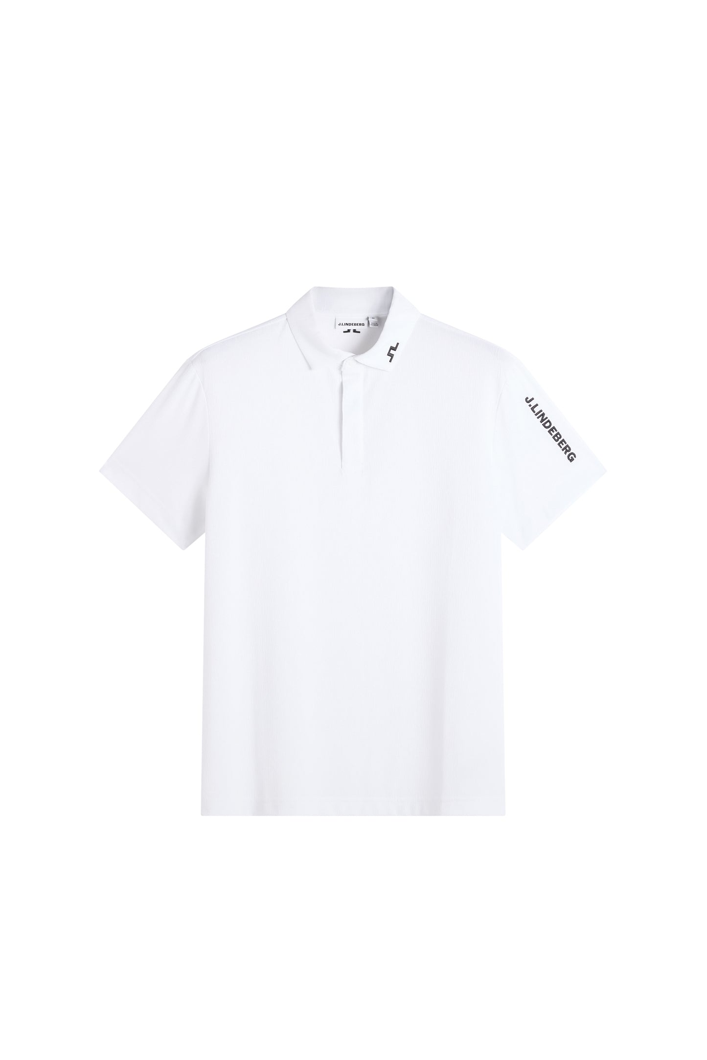 Tour Tech Textured Polo in White by J.Lindeberg