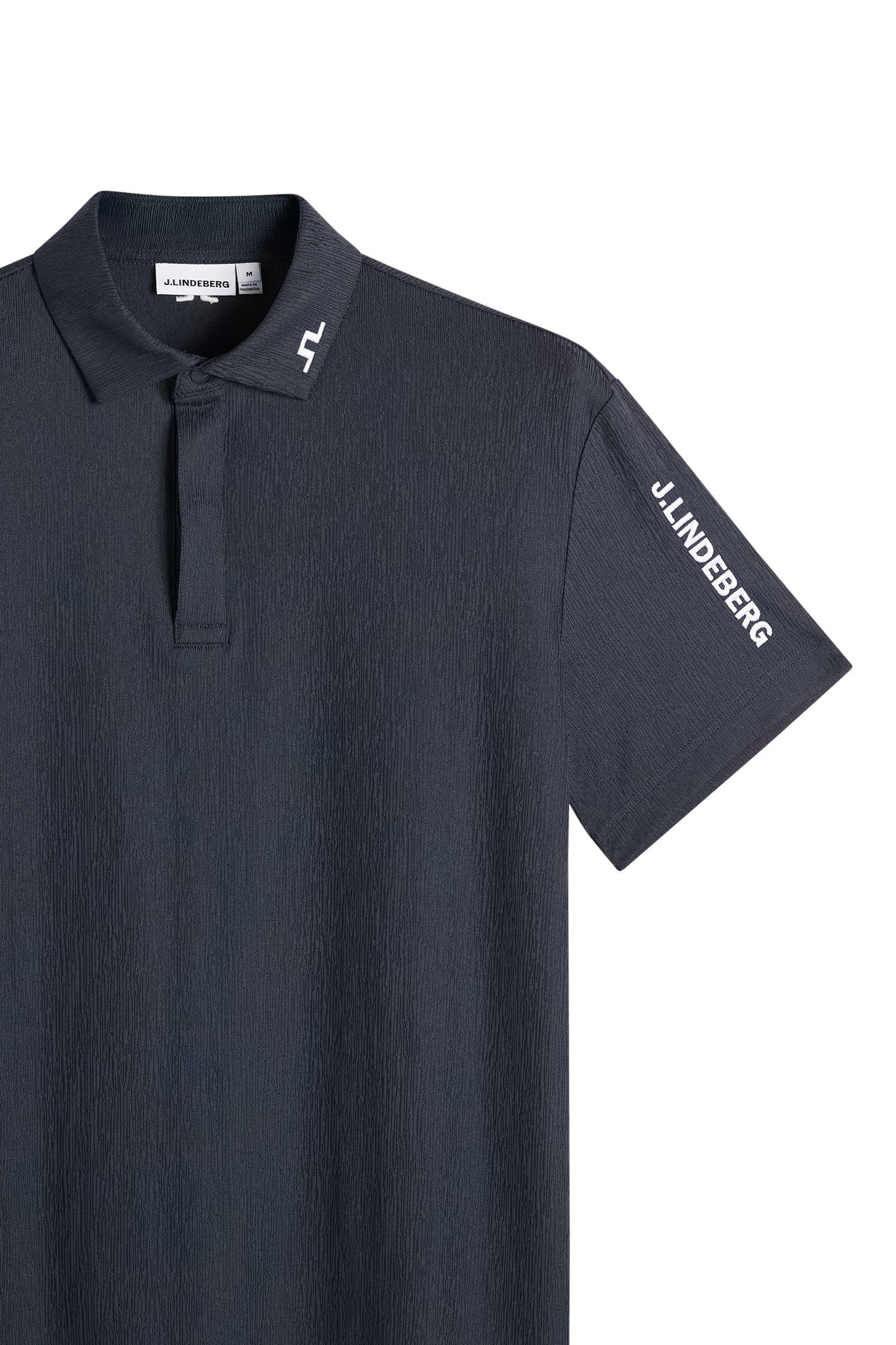 Tour Tech Textured Polo in JL Navy by J.Lindeberg