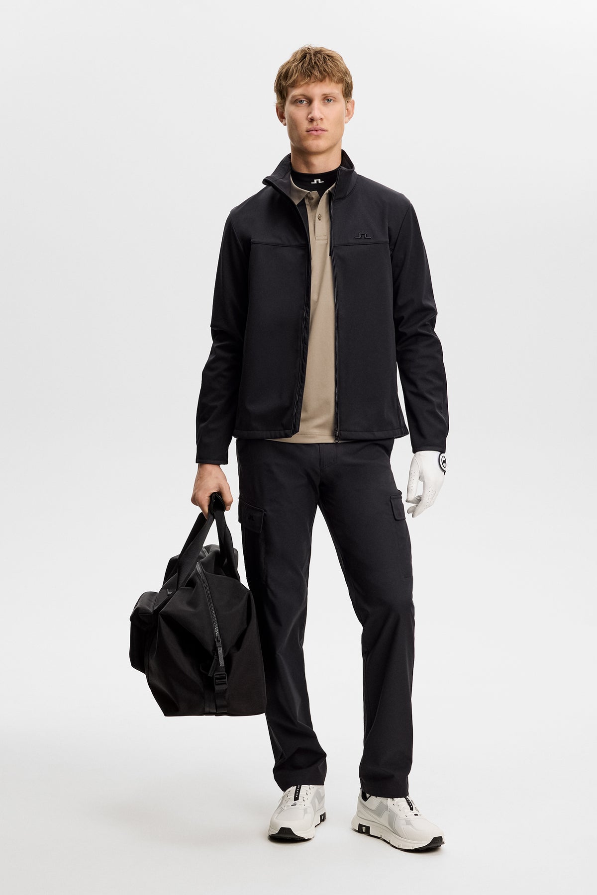 Calex Polo in Black by J.Lindeberg