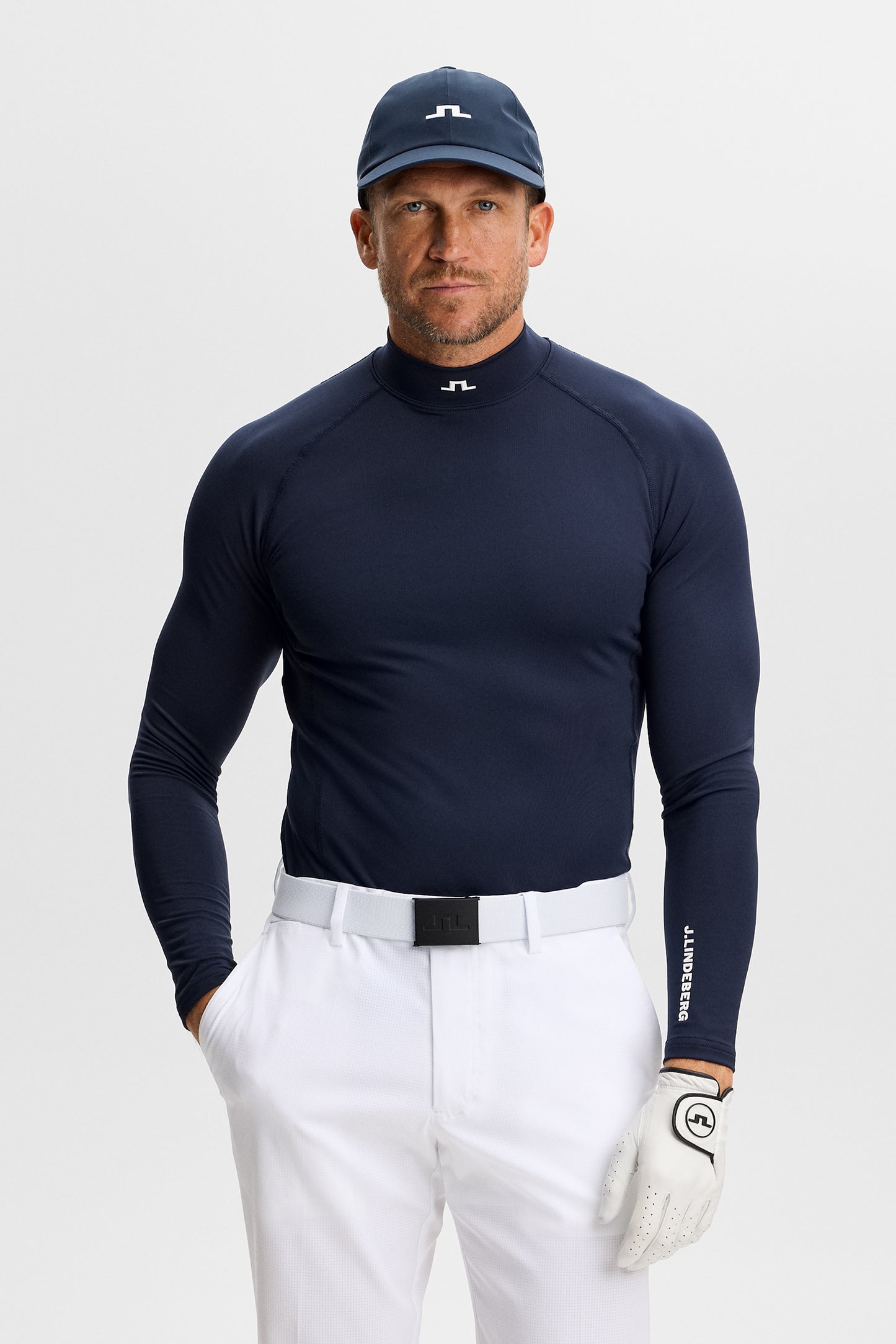 Ello Brushed Top in JL Navy by J.Lindeberg