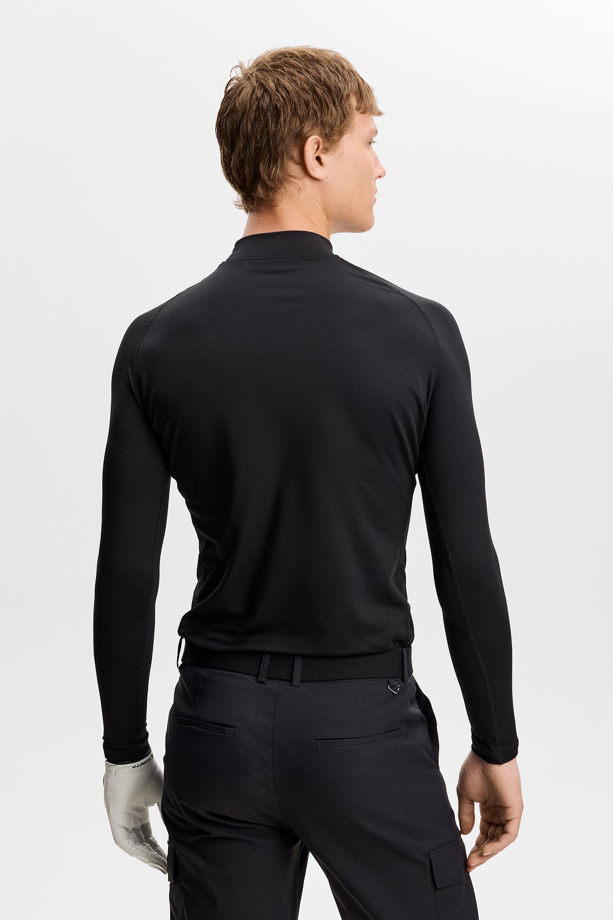 Ello Brushed Top in Black by J.Lindeberg
