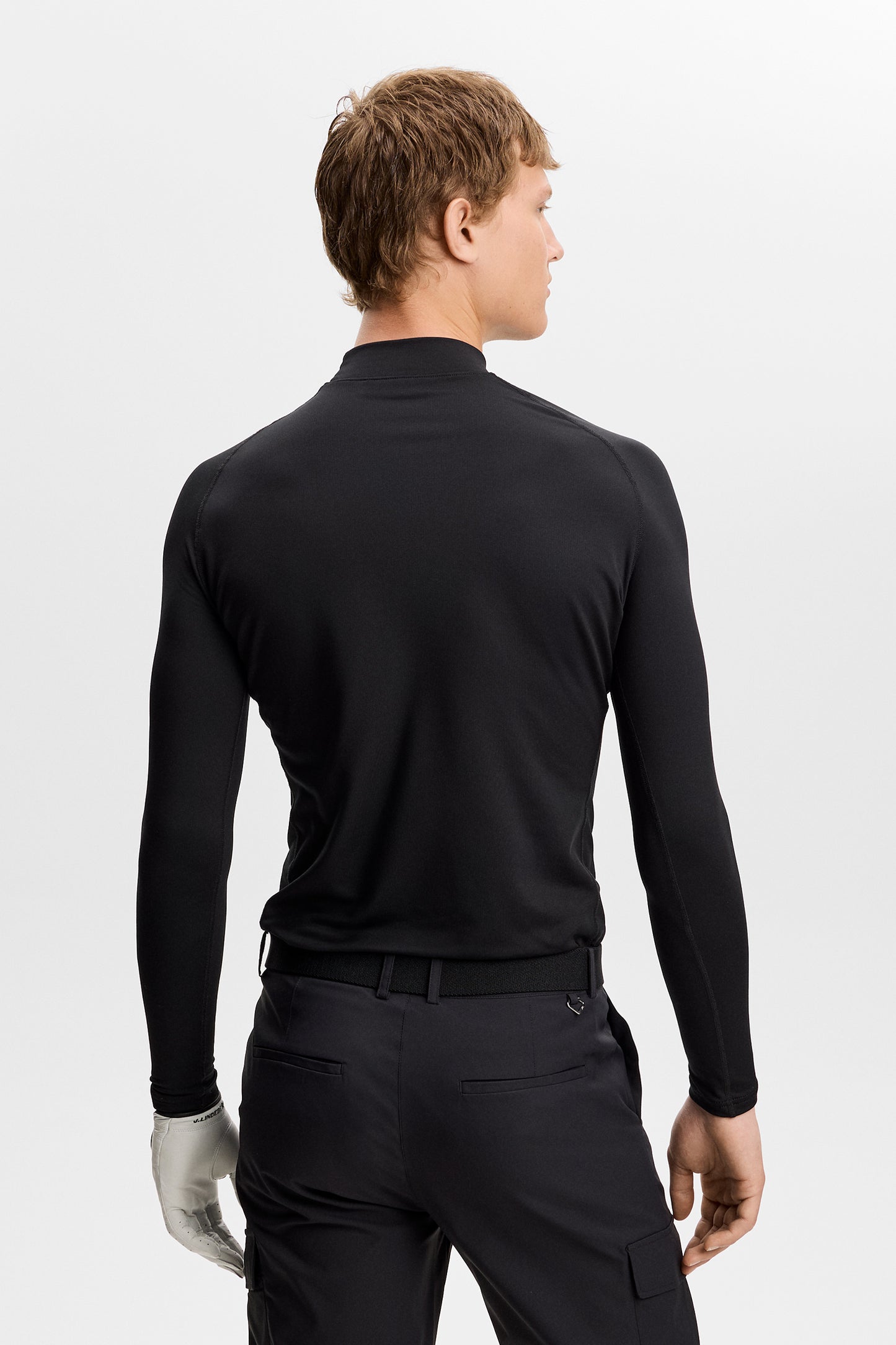 Ello Brushed Top in Black by J.Lindeberg