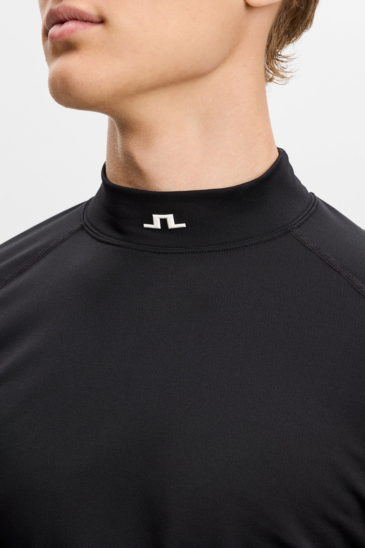 Ello Brushed Top in Black by J.Lindeberg