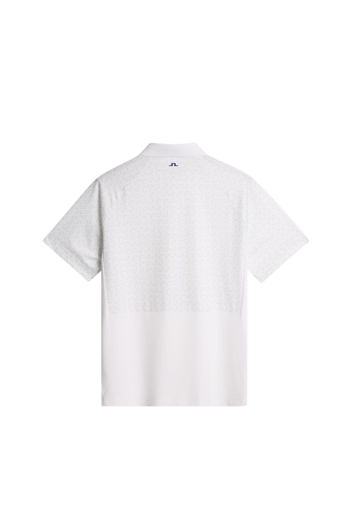 Tucker Polo in Bias Bridge Tonal White M by J.Lindeberg