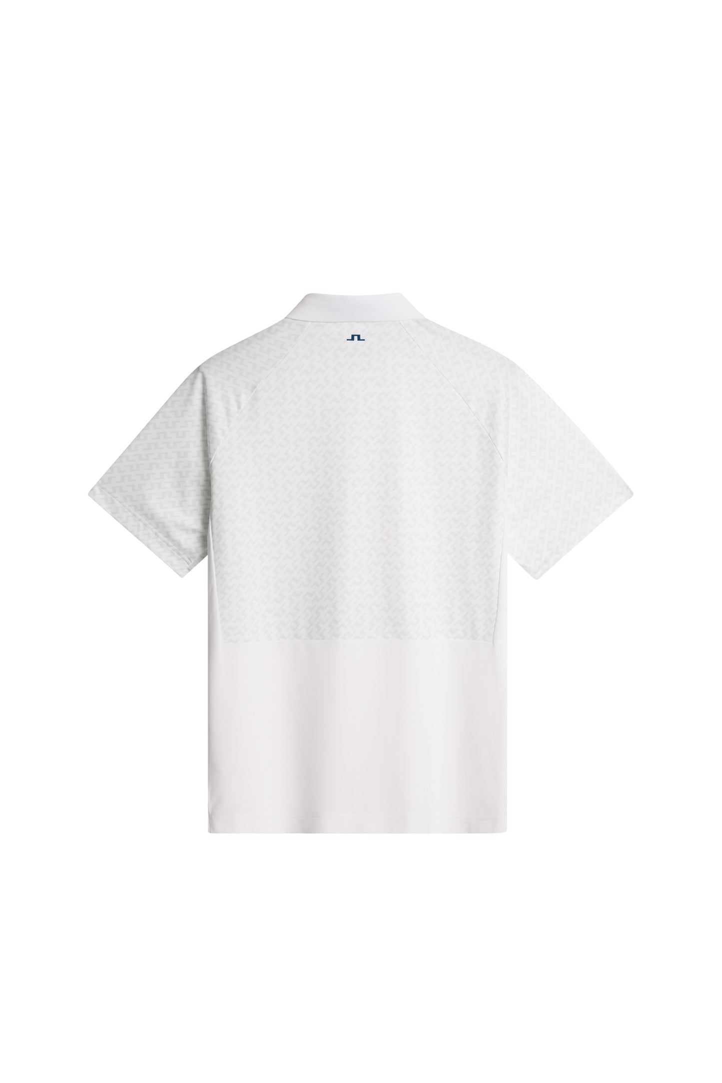 Tucker Polo in Bias Bridge Tonal White M by J.Lindeberg