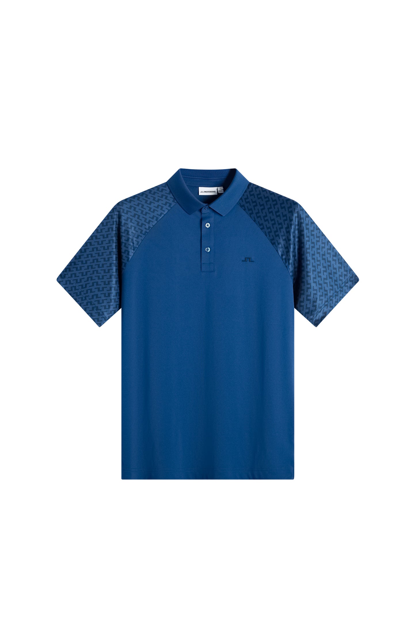 Tucker Polo in Bias Bridge Tonal Estate M by J.Lindeberg