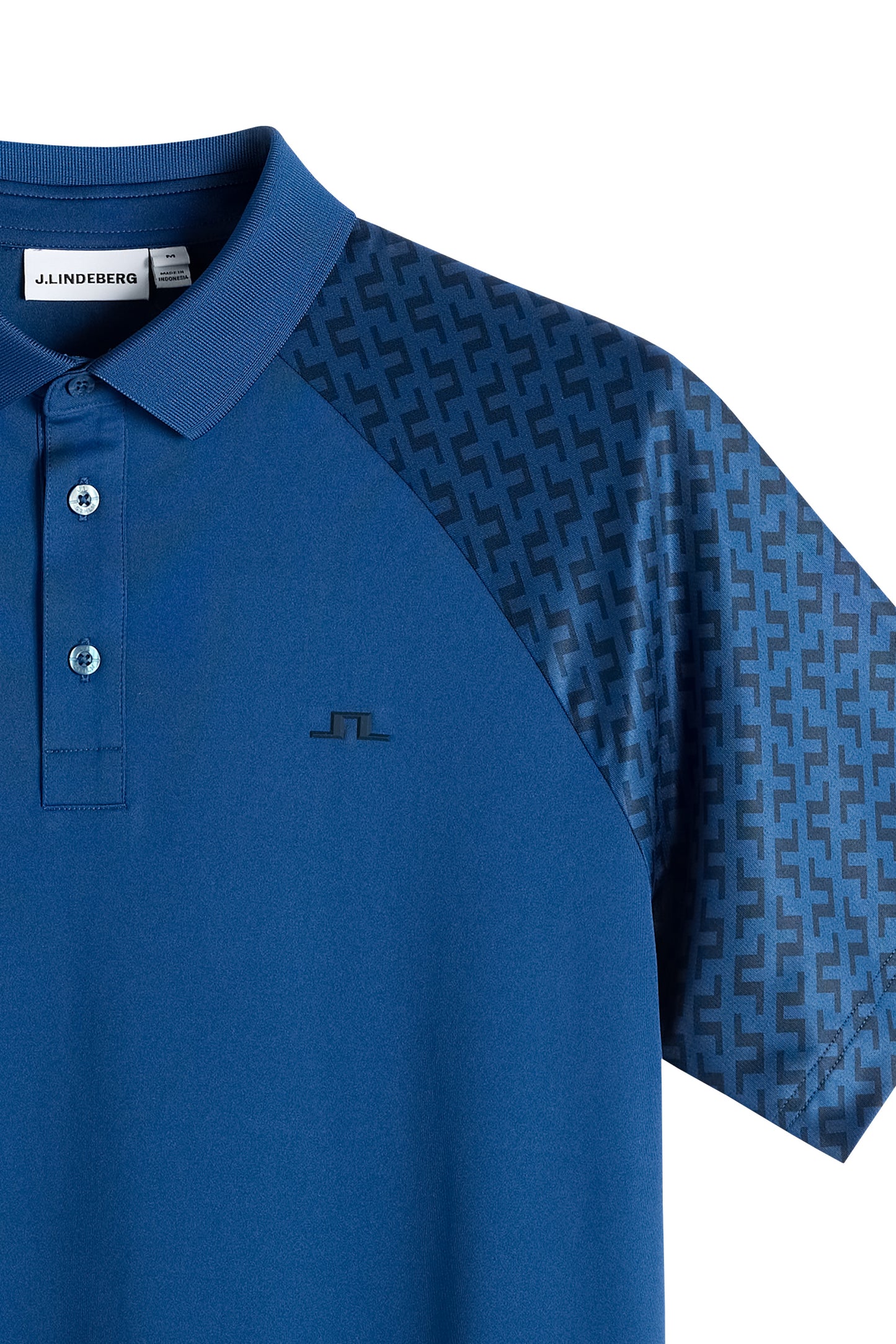Tucker Polo in Bias Bridge Tonal Estate M by J.Lindeberg