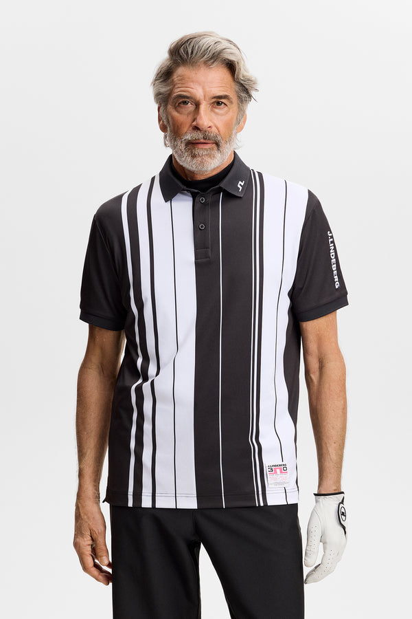 30Y Tour Tech Striped Polo / Stripe Placement Graphic