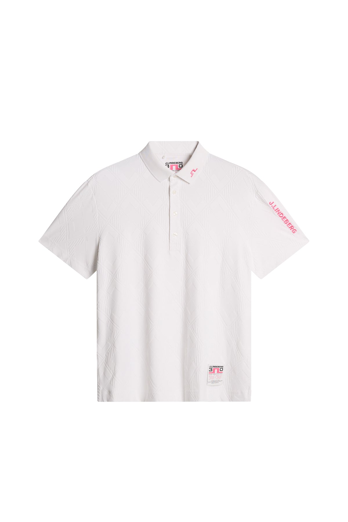30Y Matt Relaxed Polo in White by J.Lindeberg
