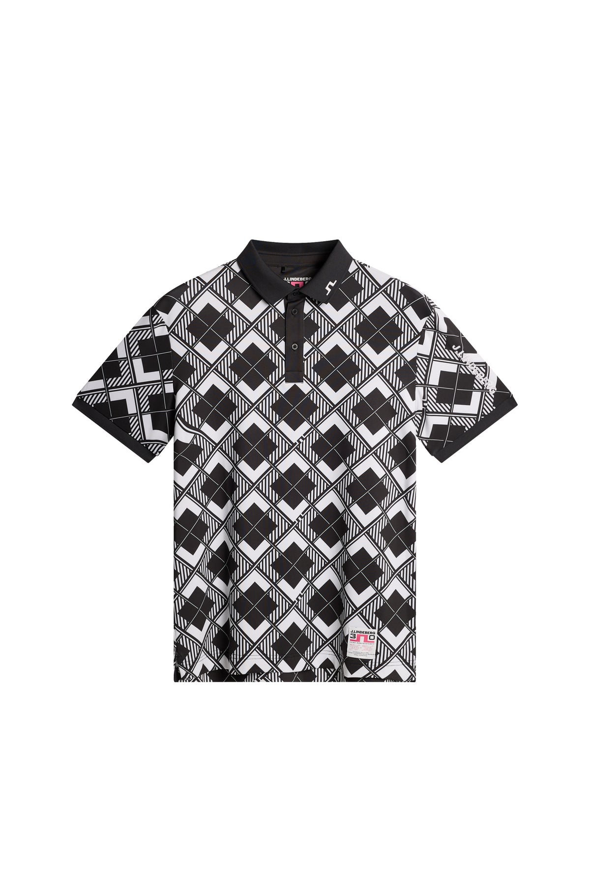 30Y Tour Tech Argyle Polo in 2-1 Argyle by J.Lindeberg