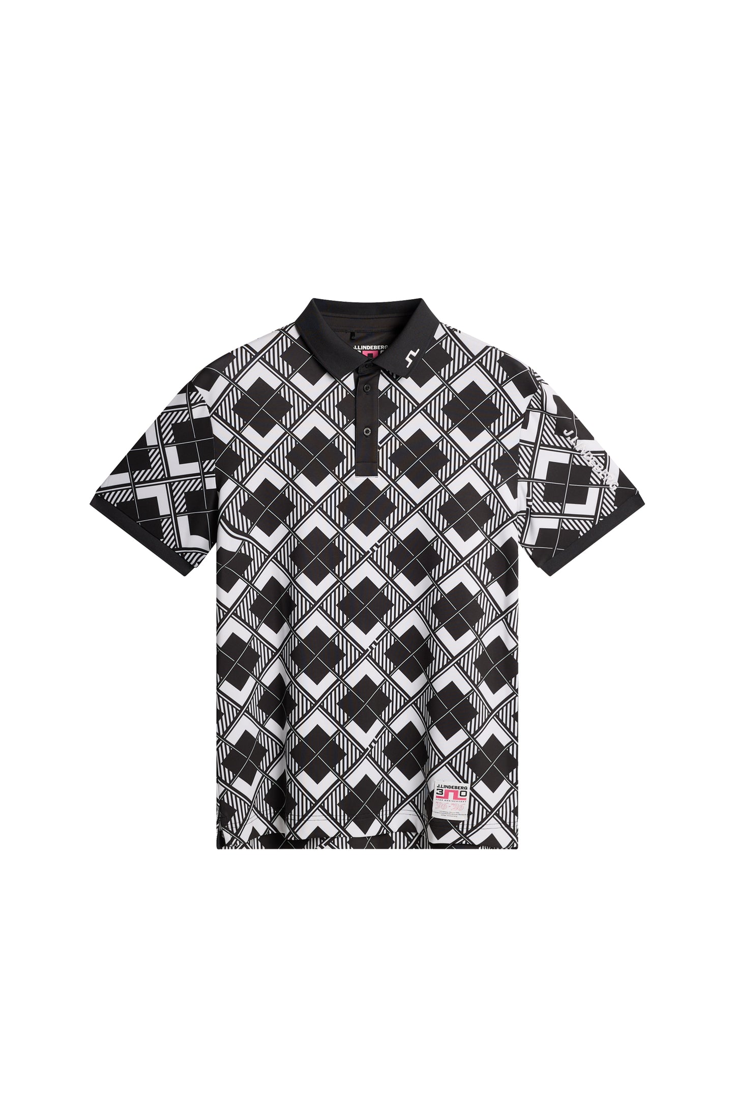 30Y Tour Tech Argyle Polo in 2-1 Argyle by J.Lindeberg