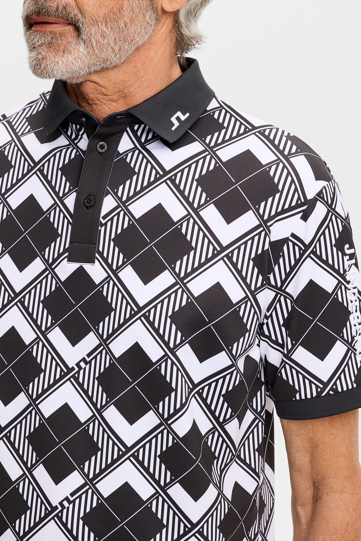30Y Tour Tech Argyle Polo in 2-1 Argyle by J.Lindeberg