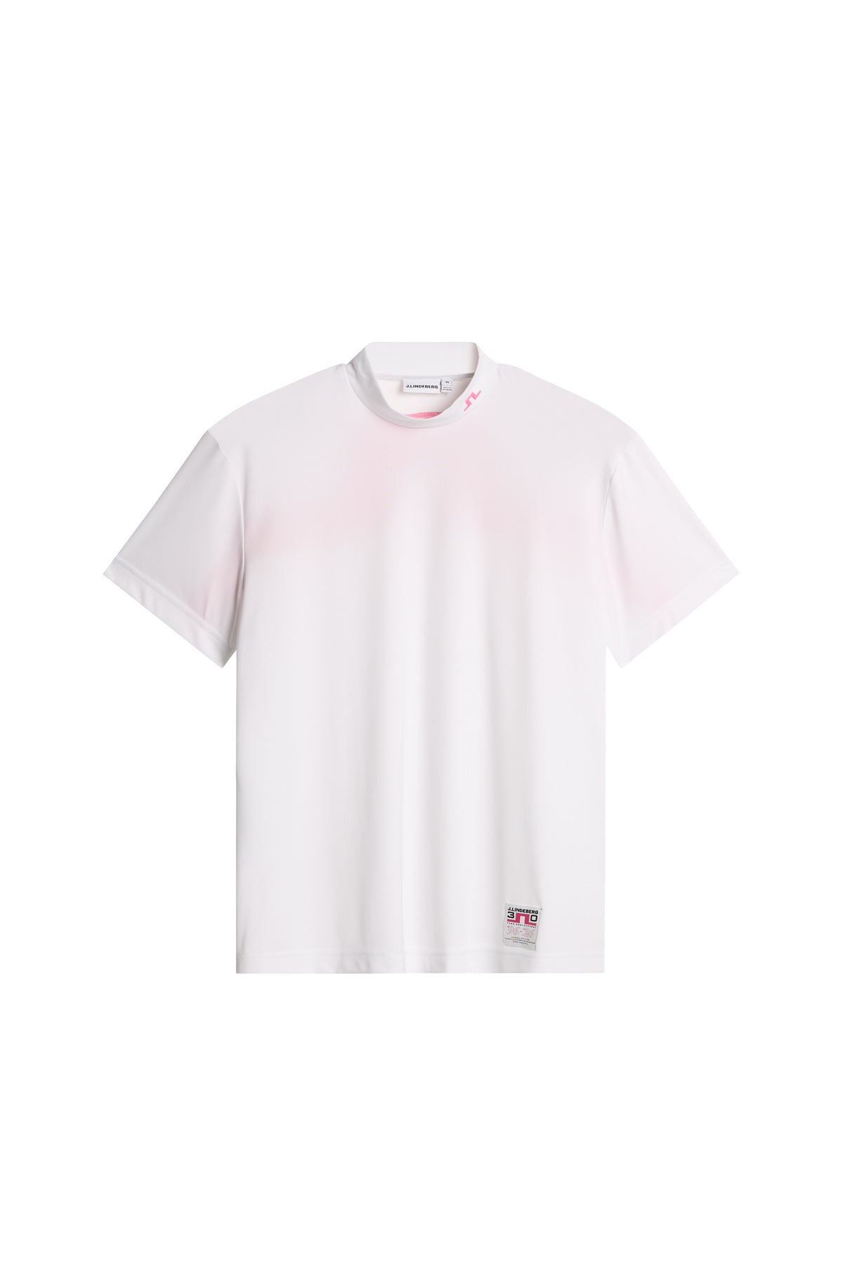 30Y Rory KV Mock Neck in White by J.Lindeberg