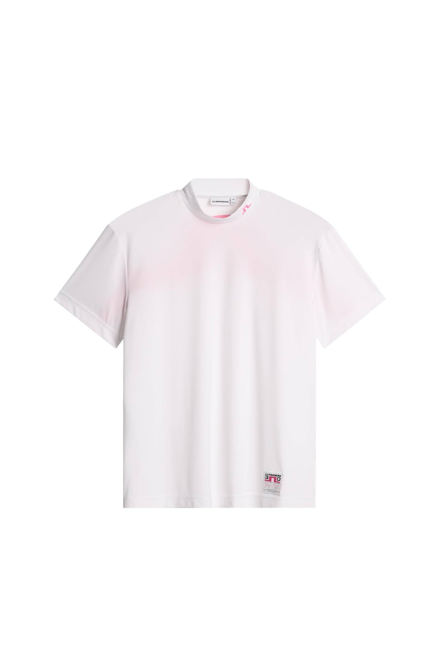 30Y Rory KV Mock Neck in White by J.Lindeberg